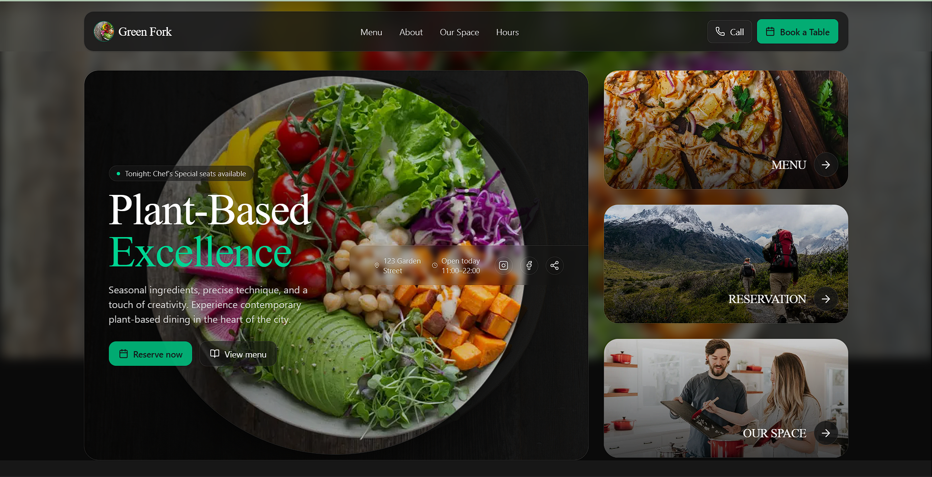 Restaurant Website